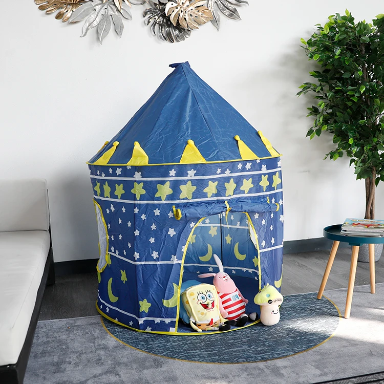 Indoor wholesale Cheap tents manufacturers children prince princess kid play castle tent