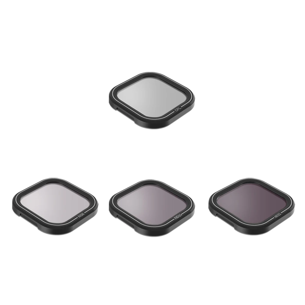 GoPros Accessories 4 Pack CPL ND8 ND16 ND36 Lens Filter Kit Set Neutral Density Filter for GoPro Hero8 Black Camera