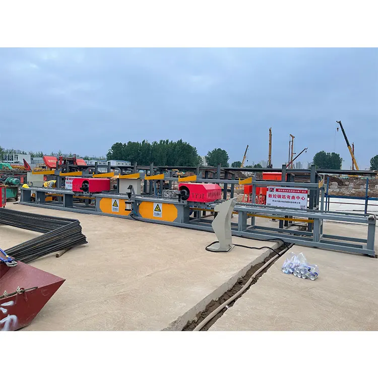 
 Металлический гибочный станок для арматуры, гибочный центр, прямой гибочный станок для арматуры с двумя гибкими головками  