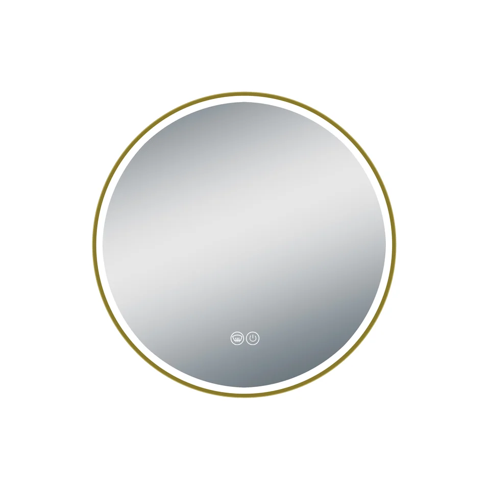 CE Certified LED Bathroom Vanity Mirror Adjustable Brightness Rectangle Wall Mirror for Home or Hotel Smart Design