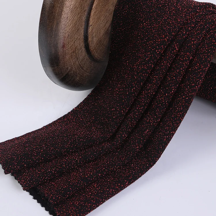Good Quality Single Jersey Stretchy Nylon Spandex Gold Foil Printing Fabric Knitted Fabric