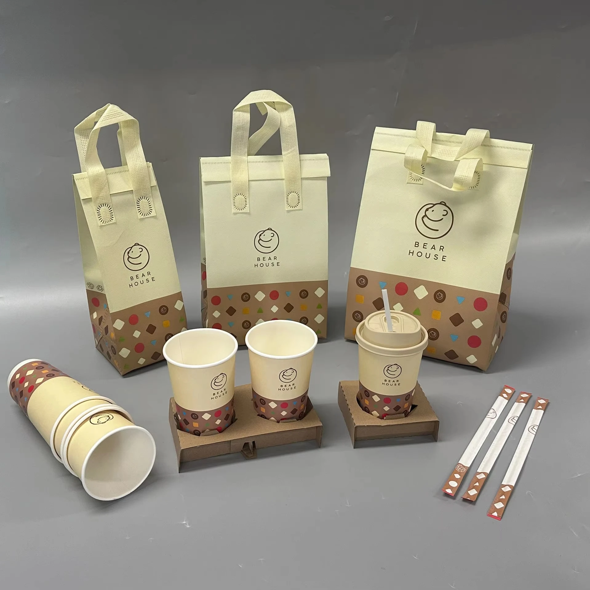 take away ecofriendly custom China price disposable 4oz-16oz for hot cold drinks double and single paper cup wholesale with lids