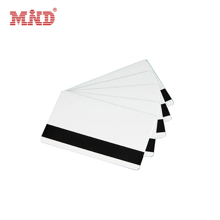 Blank 4442 White CR80 Pvc / Paper Magnetic Strip Chip Cards Hico Loco Magnetic Stripe Pvc Card With Hico 2 Track (1600643466570)