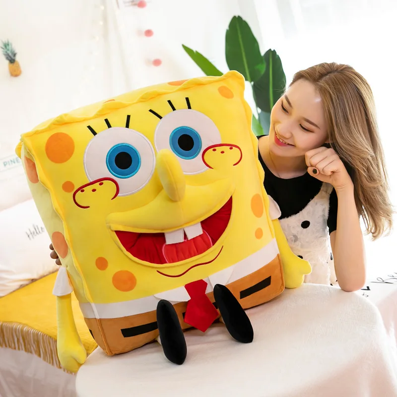 HL Wholesale Bob the Square Pants and Patrick Star Plush Toys Stuffed Animals Sponges Baby Pillows Giftable Squishy Dolls