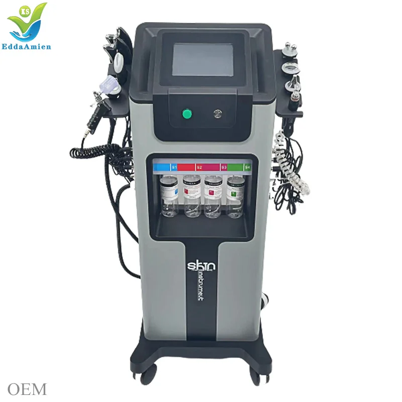 8 in 1 small bubble black pearl rf skin monitoring eye comprehensive management system hydrogen beauty instrument