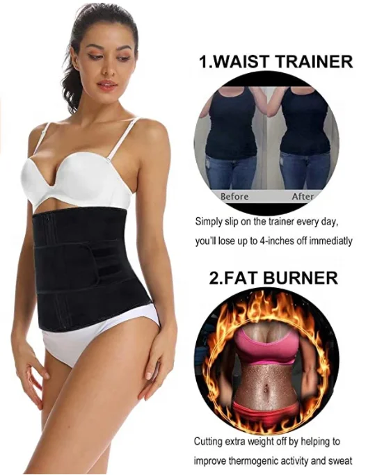 Waist Trainer Belt Adjustable high Waist Tummy control belt Slimming body shaper Sport Girdle corset slim belt