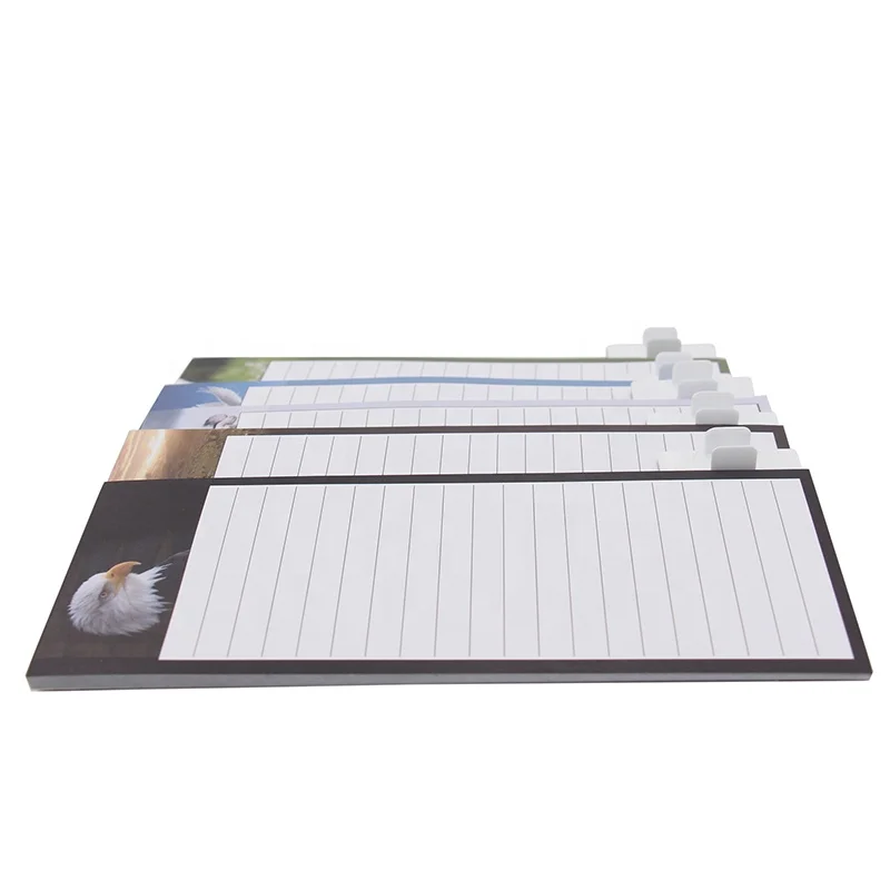 New Arrivals Custom Fridge Magnet Note Pad Notepad Film Magnetic Sticky Note Sticky Note Memo Pad