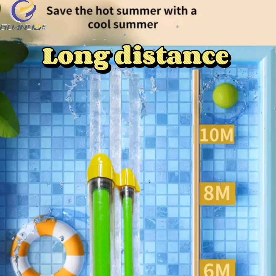 2024 New Arrival Promotional Gift Summer Beach Game High Pressure Cannon Gun Long Range Outdoor Beach Pool Toys For Kids Over 3