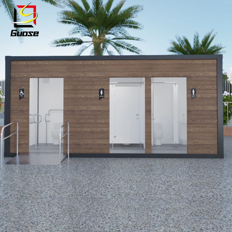 Hot sale 20ft cheap price mobile toilet factory price container toilet
