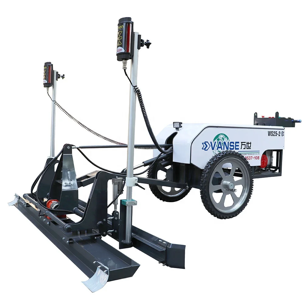 VANSE WS25-2 Gasoline Engine Concrete Laser Leveling Machine Self Leveling Concrete Laser Levelling Machine With Receiver