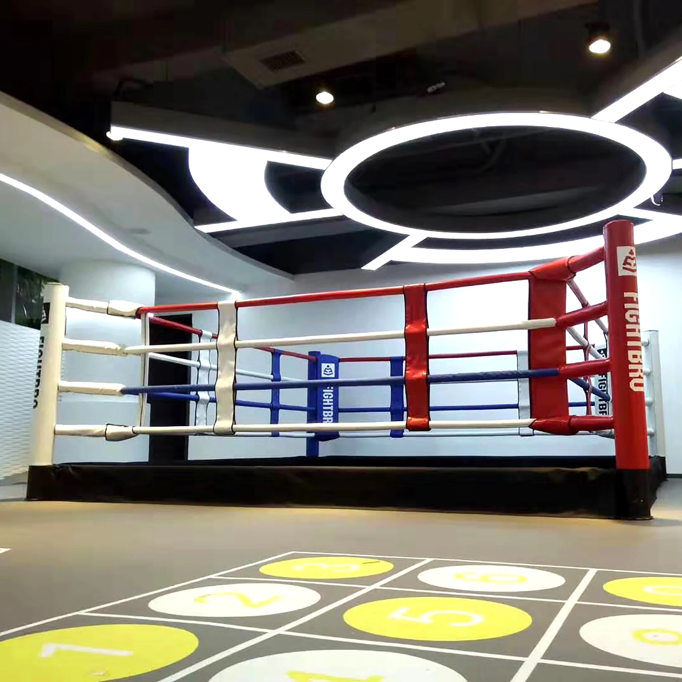 Boxing floor mount rings / Boxing freestanding floor rings/ Boxing low level ring starting