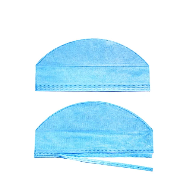 disposable medical surgical cap with ties for doctors hospital