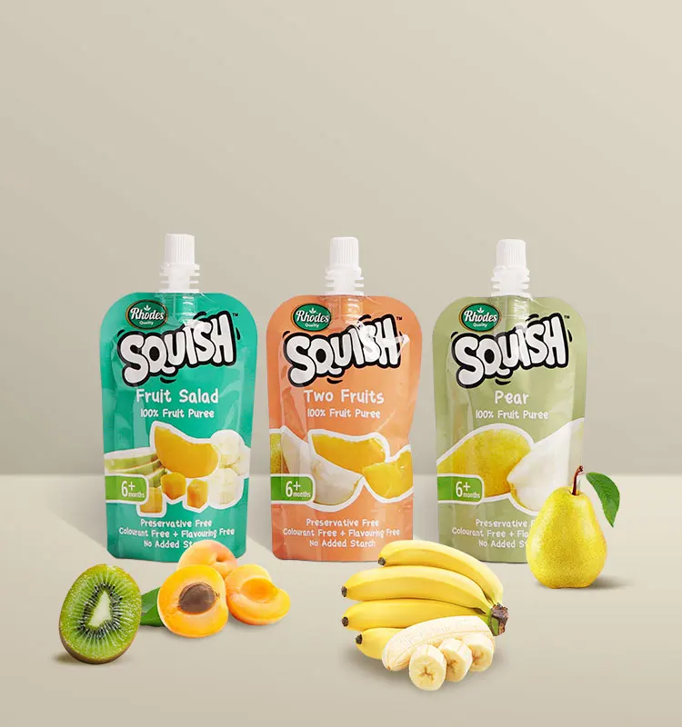 Reusable Custom Plastic Stand Up Spout Pouch Packaging Bag for Puree Juice Baby Food