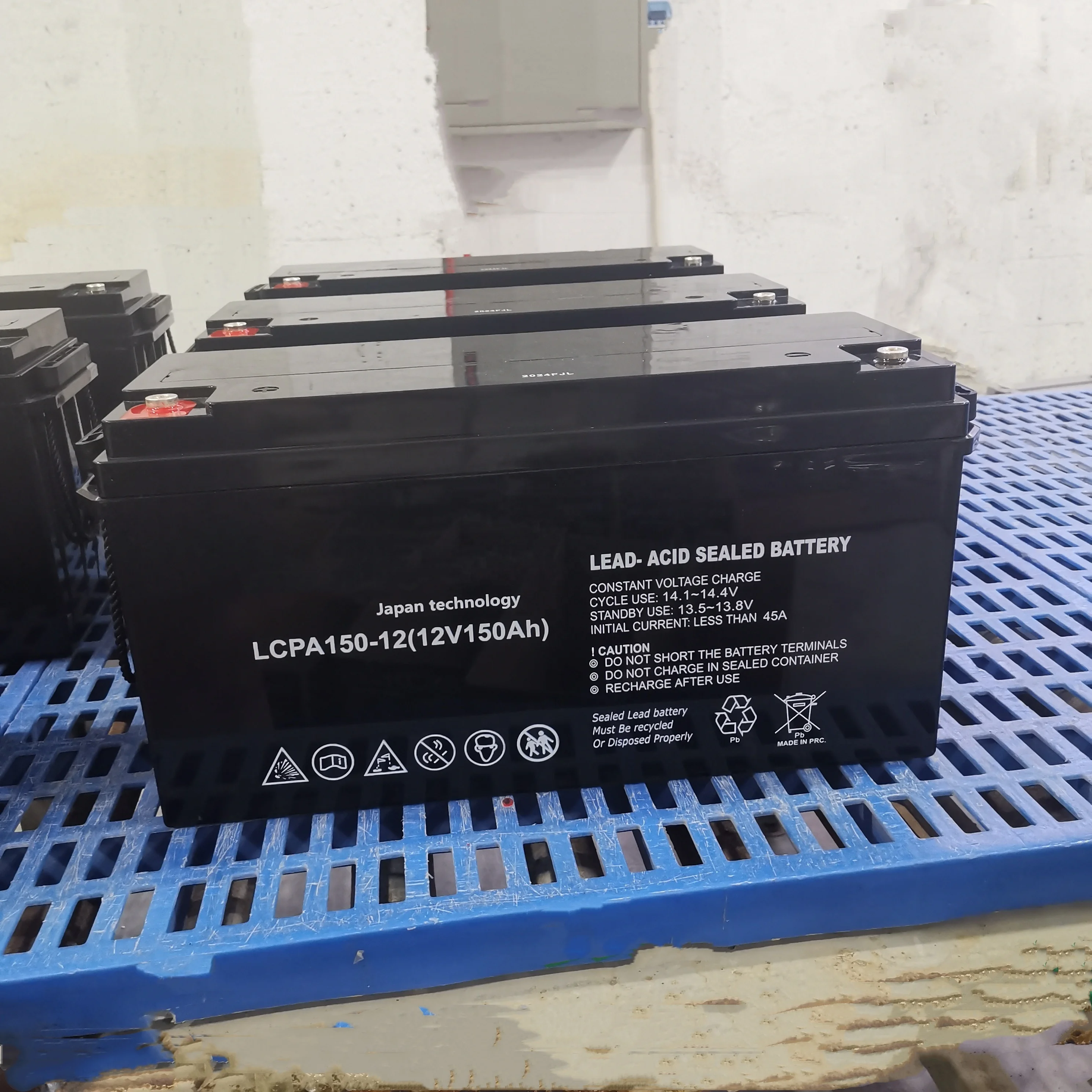 maintenance-free Deep cycle solar battery with long-life 12v150AH AGM battery for Household power supply