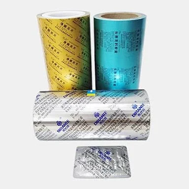 Pharmaceutical 20mic ptp aluminum foil used for pills PVC blister packaging ptp aluminum foil