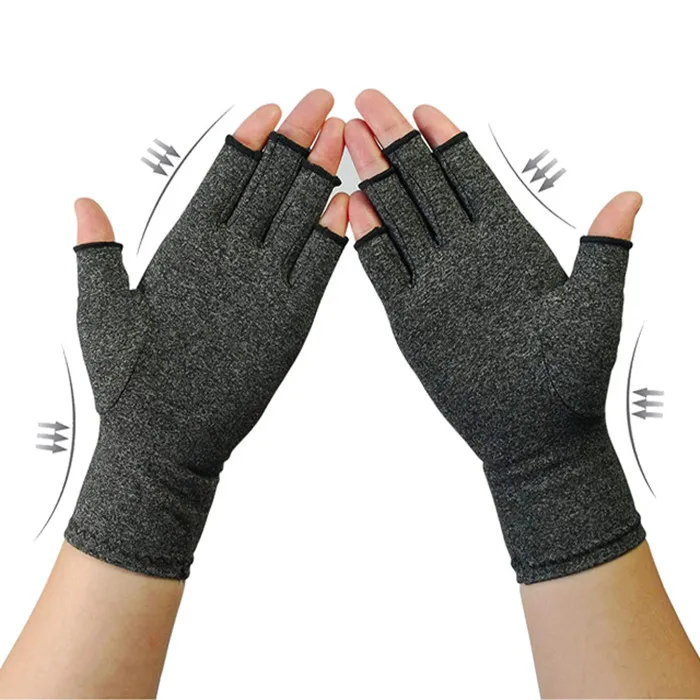 Fingerless Copper Anti Arthritis Gloves Orthopedic Hand Arthritis Compression Gloves for Arthritis