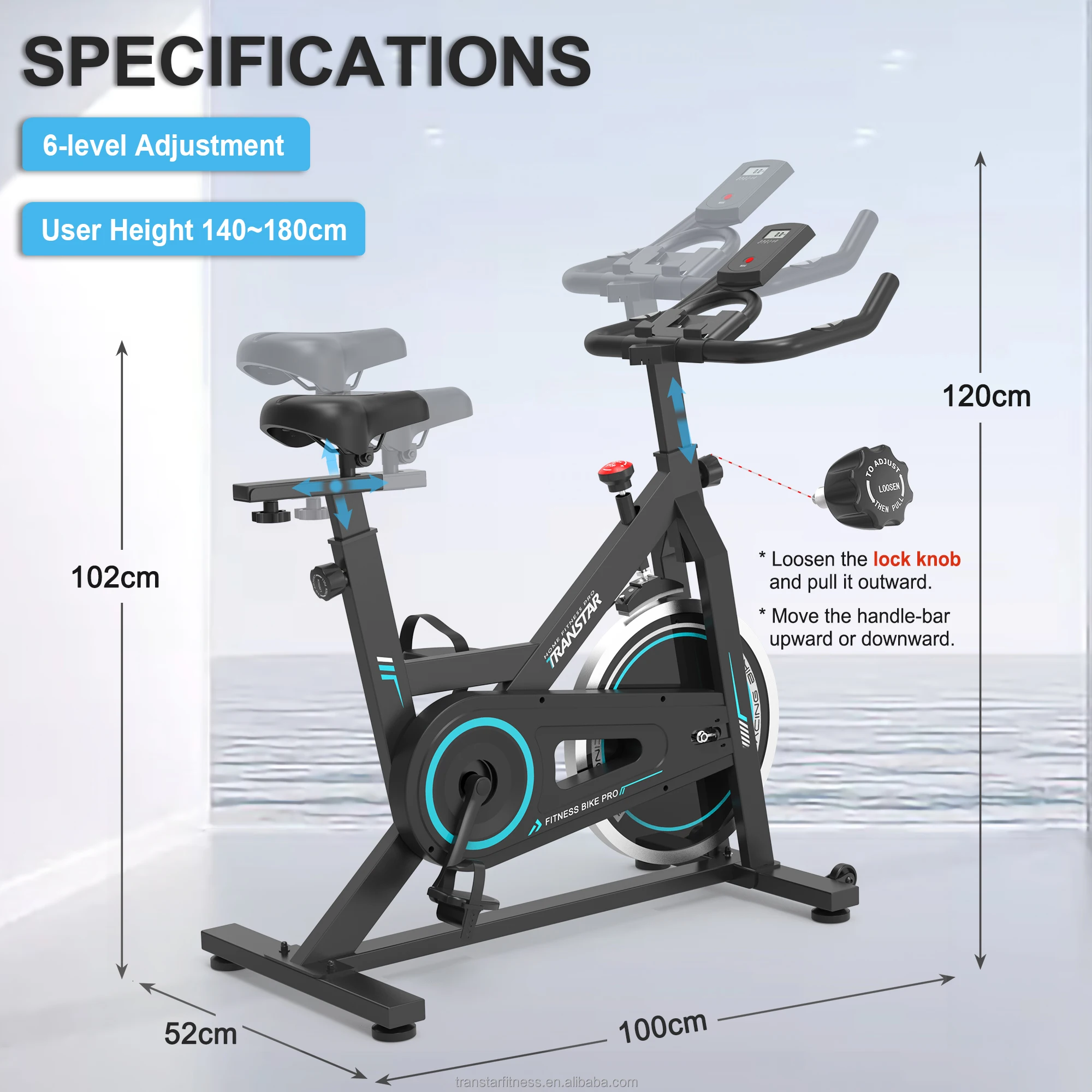 indoor cardio bike home gym fitness bicycle home gym spinning bike