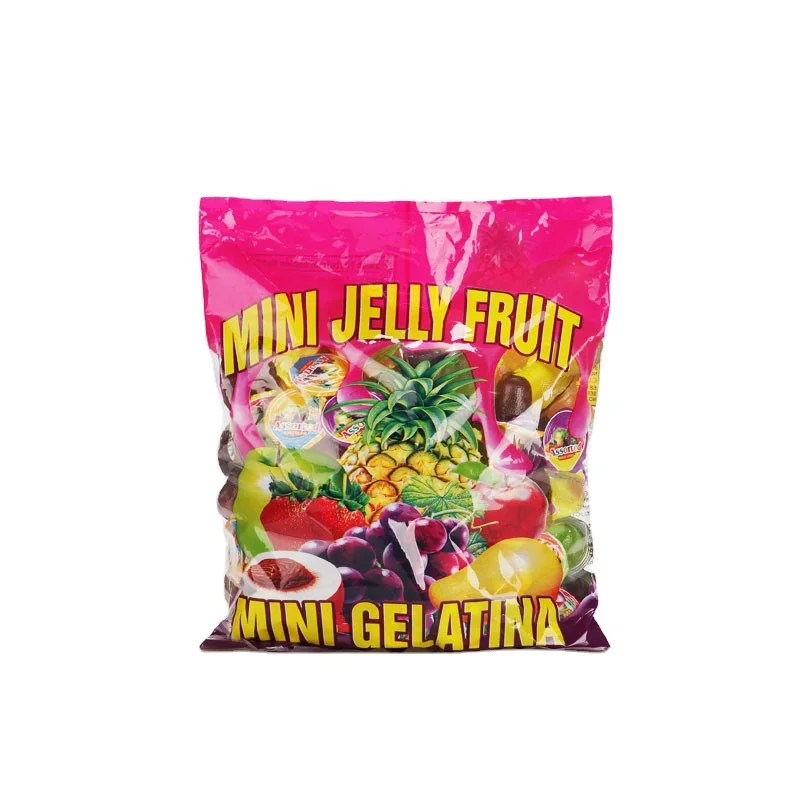 Assorted fruit jelly nata de coco ,mini fruit jelly sticker