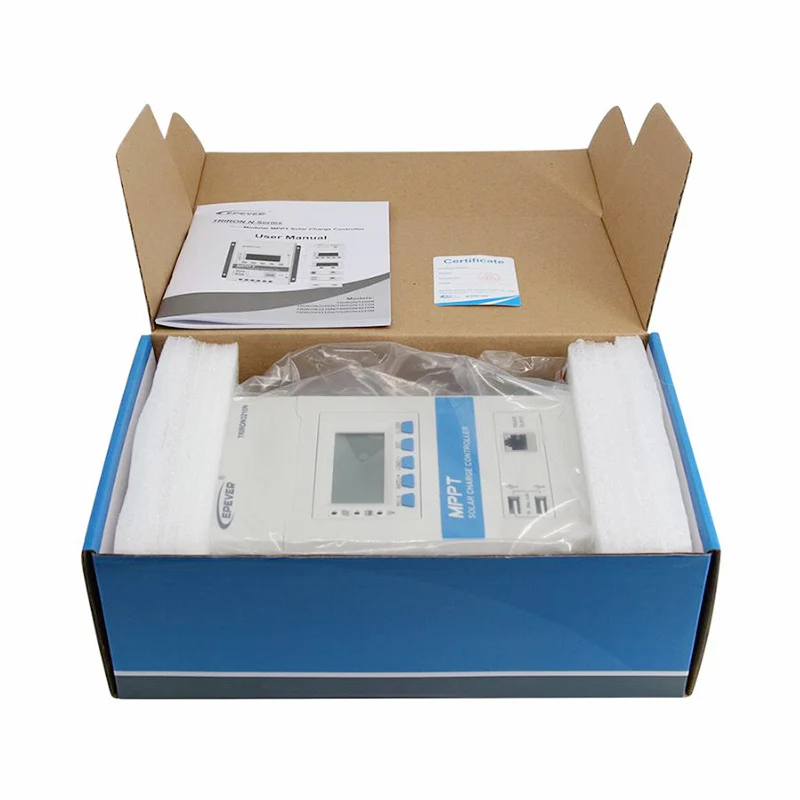 TRIRON 40A 12V 24V Auto MPPT Solar Charger Controller with DS2 and UCS Module