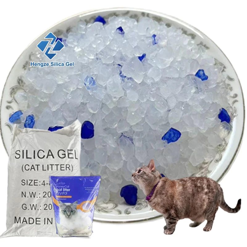 5L Silica Gel Sand Crystal Cat Toilet Effective Cleaning Silica Cat Litter