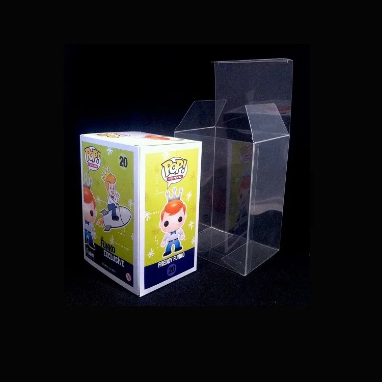 Waterproof 4inch 0.5mm Funko Pop Protectors Vinyl Auto Lock Stacks - Premium Protector Case Plastic Box Shield With Soft Crease