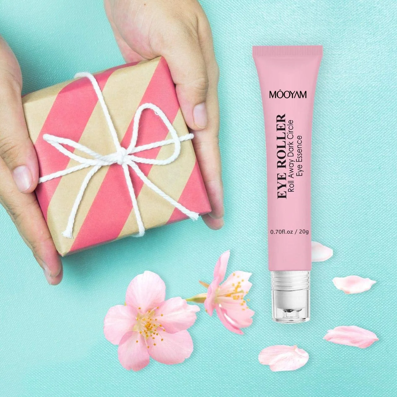 Private Label Anti Aging Wrinkles Dark Circles Puffy Eye Serum Peptide Panthenol Essence Cream Roll On Eye Roller Serum