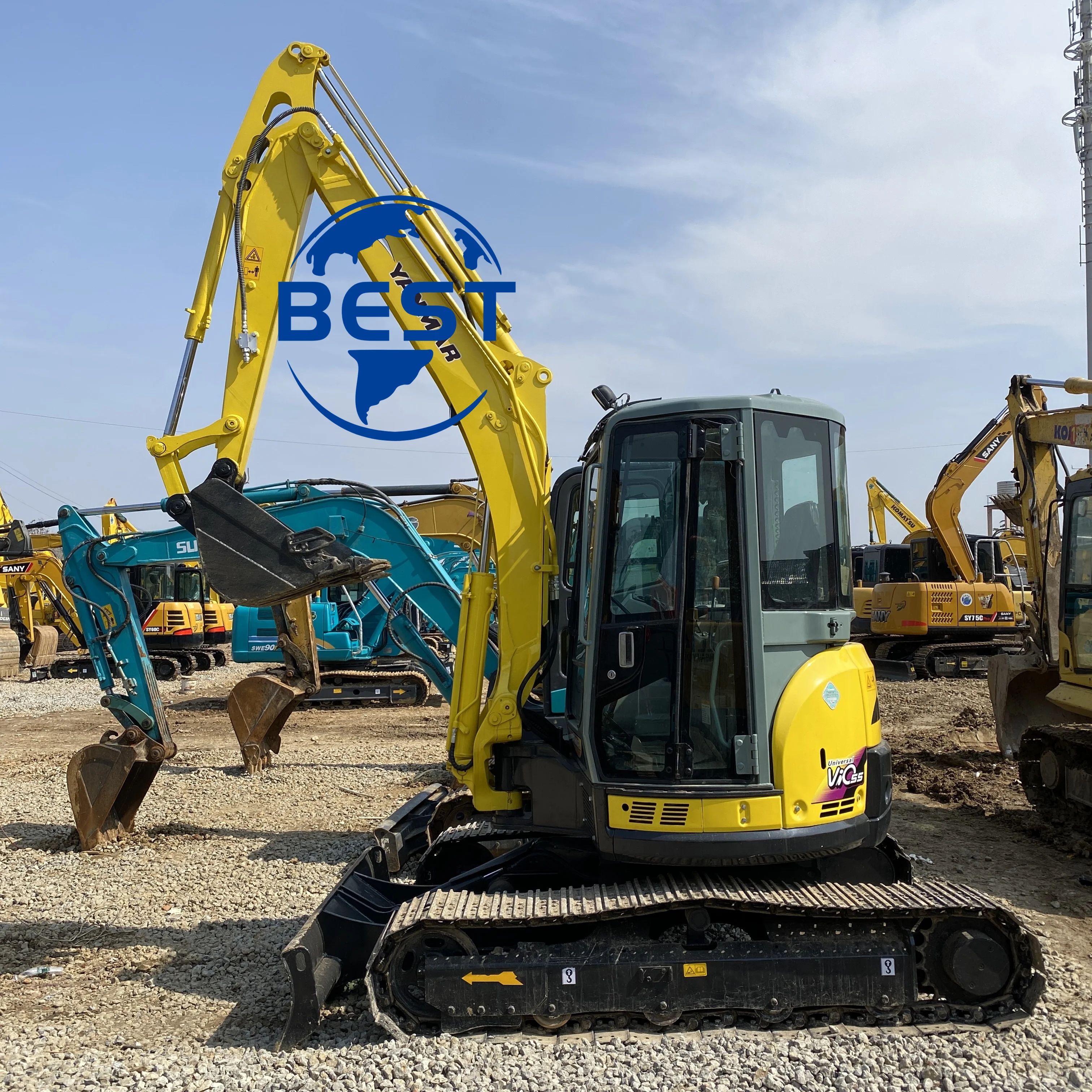 Yanmar Vio55 оригинальная модель экскаватора в Японии ковшового малая и средняя цена
