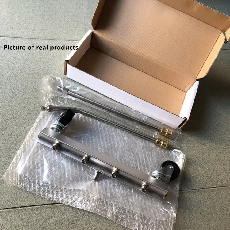 Pressure Washer Undercarriage Cleaner, Under Car Washer Water Broom with 13 Inch Extension Wand and 45-Degree Angled Wand