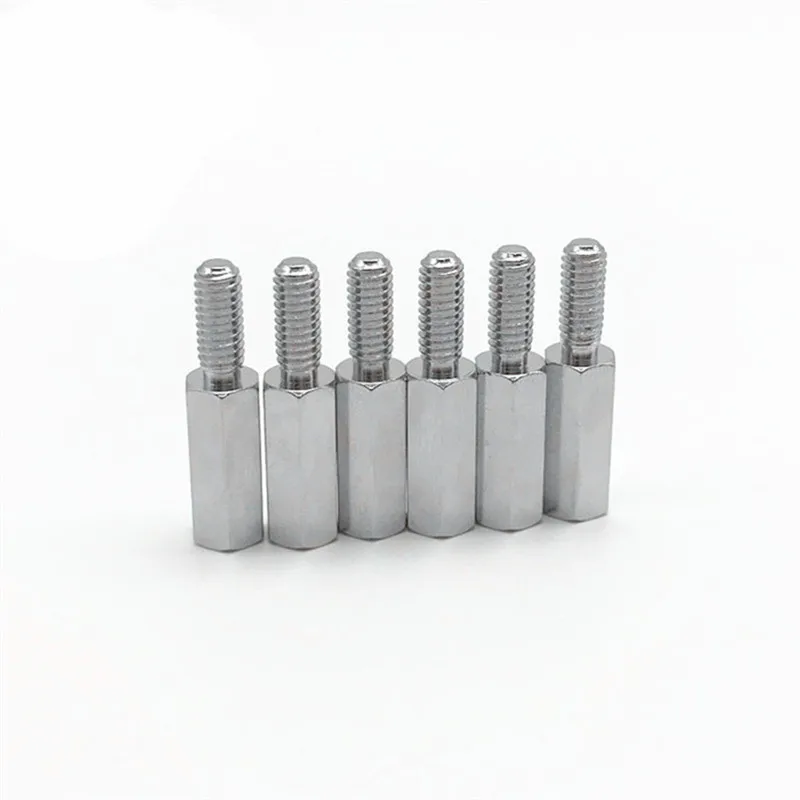 Brass M2 Motherboard PCB Male-female Standoff Spacers Round Knurled Male Female Threaded Standoff