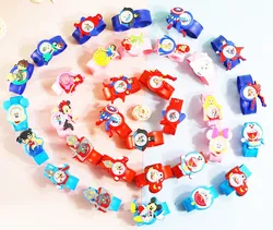 Симпатичные гибкие детские наручные часы, Детские Силиконовые наручные часы с 3d-изображением животных