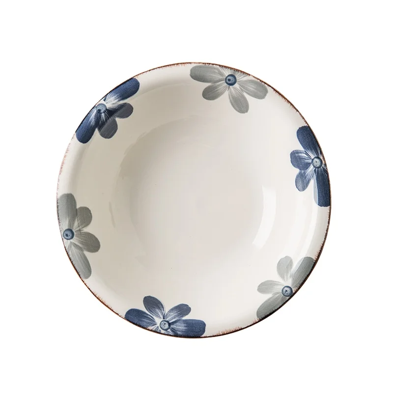 Hot selling factory price Japanese style hand-made creative 8.0 inch  noodle ramen bowl for restaurant and home usage