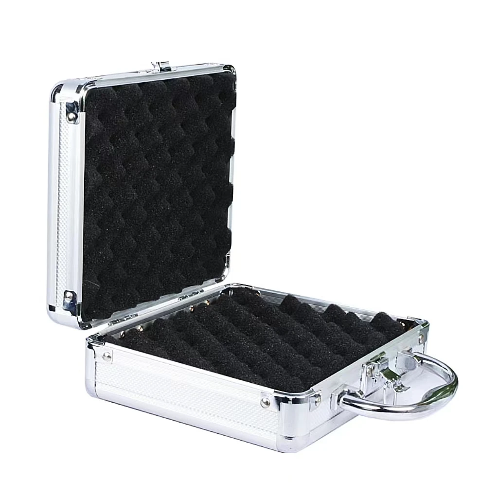 Алюминиевый ящик для инструментов игрушечный пистолет маленький чемодан садовый многофункциональный алюминиевый