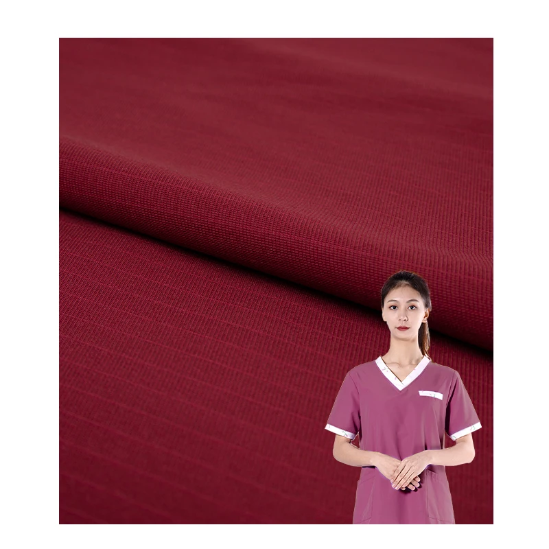 Hot Sell 93% polyester fiber doctor white coat hospital uniform anti-static medical fabric