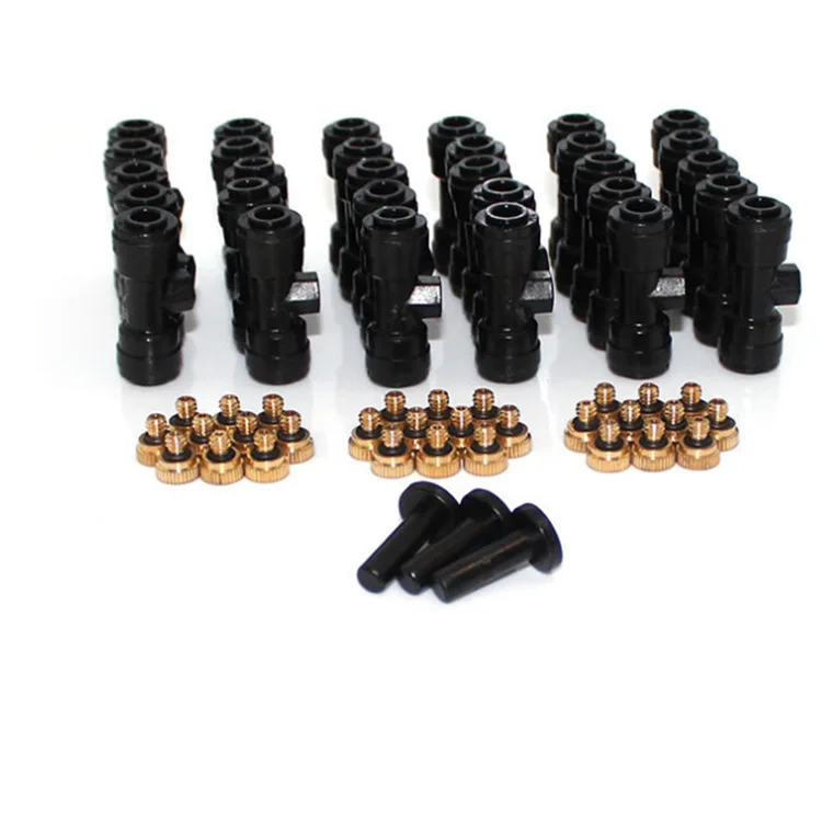 Export high quality 6-18meters electric voltage 12V Water Misting Cooling System Kit for outdoor Greenhouse