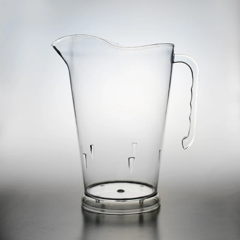 Wholesale Glass Clear Acrylic Plastic Water Pitcher With Lid Fruit Infuser Filter Flavor Pitcher Beer Tea Milk Pitcher