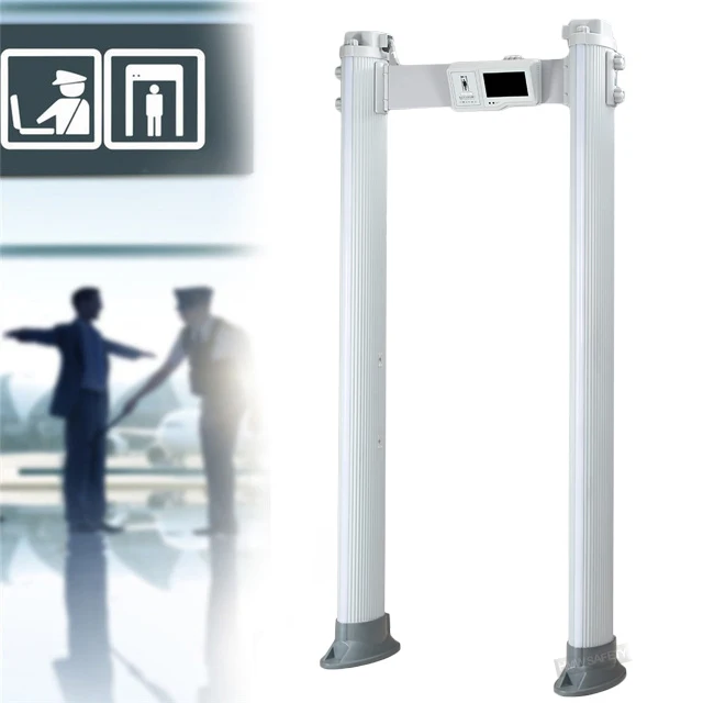 Outdoor Waterproof Intelligent Walk Through Security Metal Detector Gate