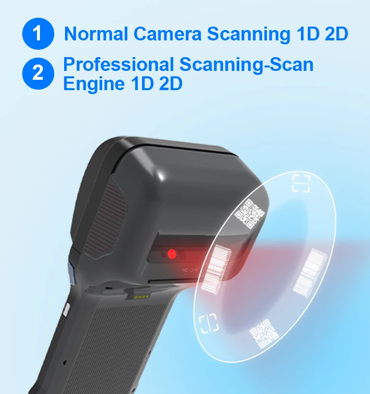 Contactless Electronic Payment Device Handheld Android NFC Reader Terminal POS with High Speed Scanner Z93