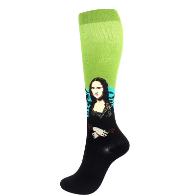 CS03-It socks New Mona Lisa compression socks, running compression sporty socks