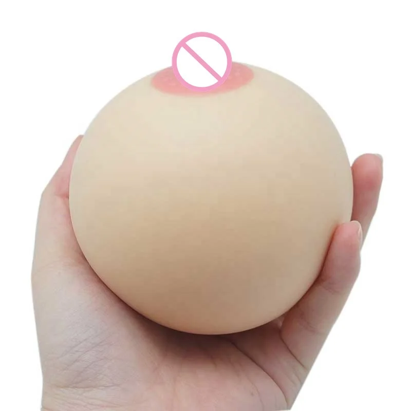 Soft Rubber Breast Boob Anti Stress Ball Big Boobs Toys Stress Relief Ball Party Novelty Gift for Men