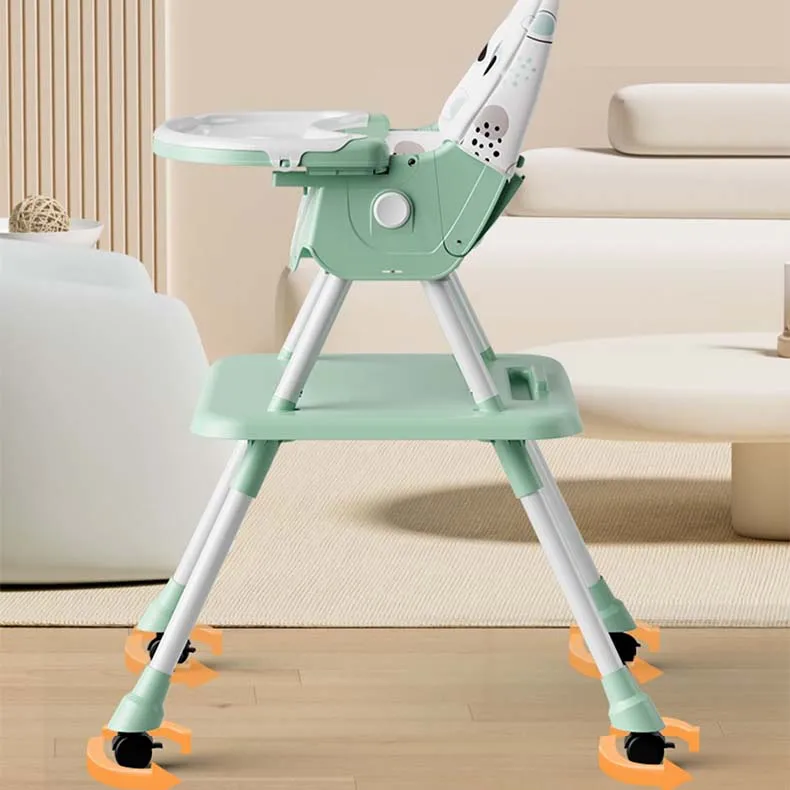 Modern 3 in 1 foldable Multifunction cheap baby food chair high chair portable highchair For Feeding with dining table
