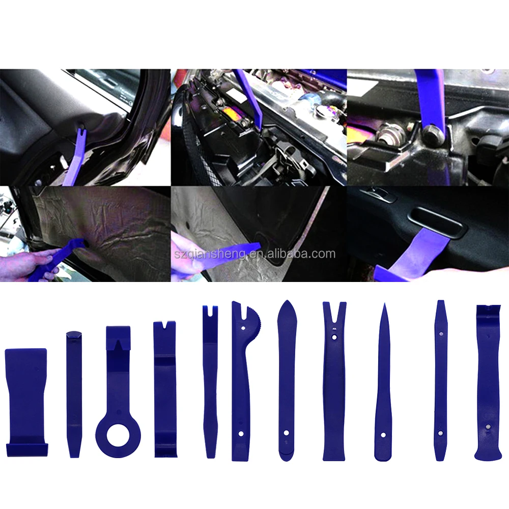 38pcs Car Dashboard Removal Set Auto Panel Audio Radio Removal Installer Repair Pry Tools Kit Fastener Removal