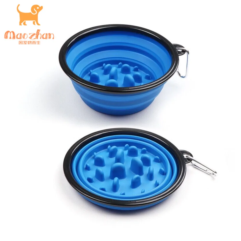 350ML Portable Silicone Pet Dogs Cat Water Bowls For Traveling Collapsible Camping Walking Outdoor Feeding Pet Folding Dish Bowl