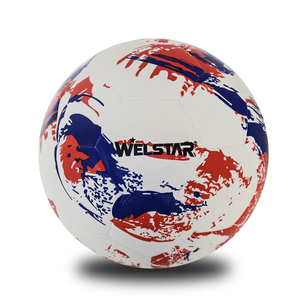 Official Size and Weight Hybrid Soccer Ball PU Material Football Professional Sports Ball