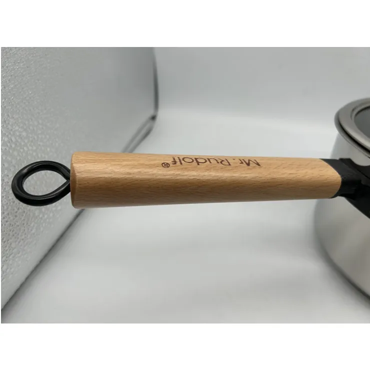 Ready to ship 8 inch 20 cm stainless steel sauce pan with steamer cooking with glass lids for baby