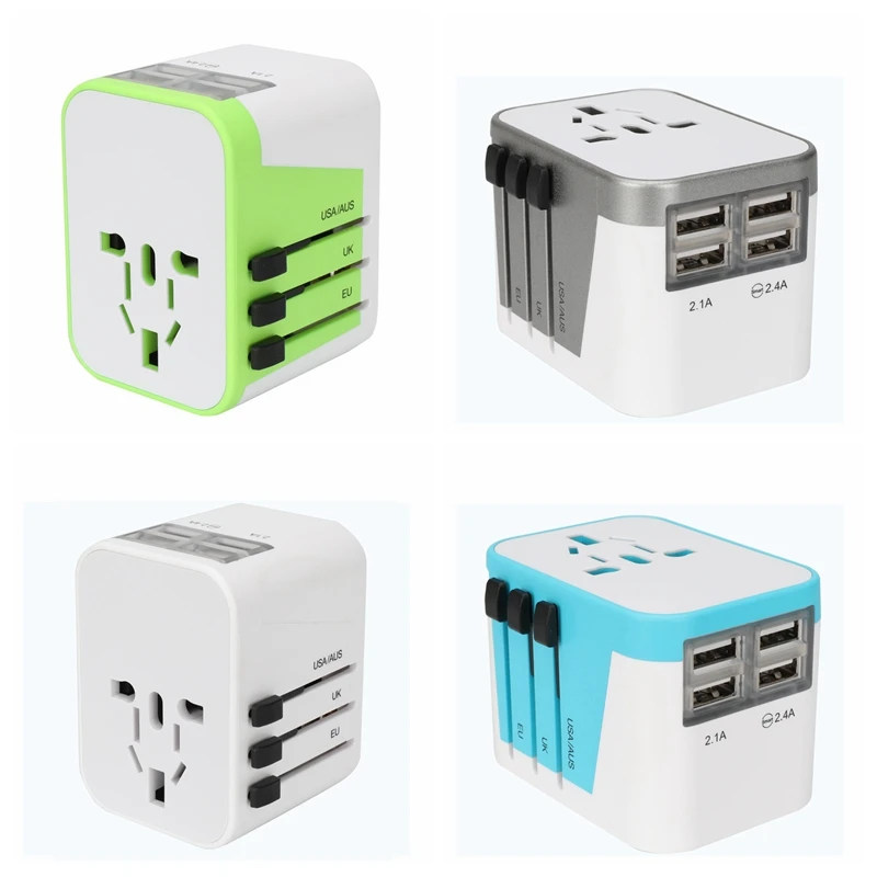 SmallOrders G070301 Hot selling electronic multi-plug with USB converter 5v 3.4a out general travel Promotional USB gadgets