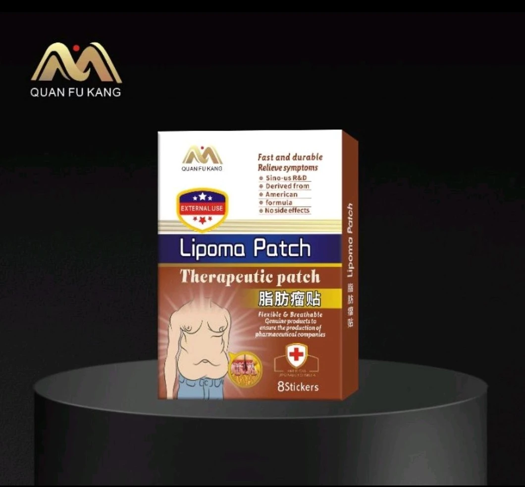 Quanfukang Lipoma Sticker Acupoint Pressure Stimulation Sticker 60mm*80mm*4 Stickers *2 bags