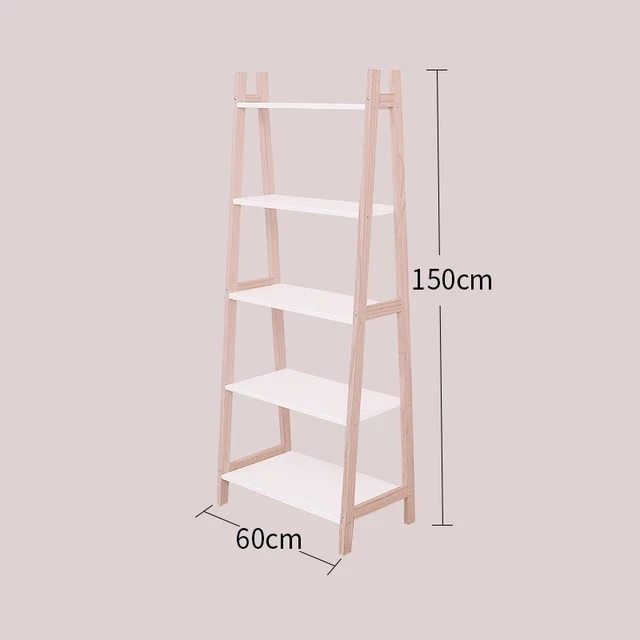 Скандинавская детская книжная полка, креативная стойка для хранения, трапециевидная многоярусная простая полка для мебели