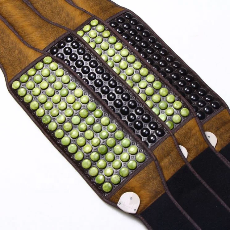 Heat Treatment Exercises Jade Stone Mat Tourmaline Slimming Amethyst Therapy Waist Belt