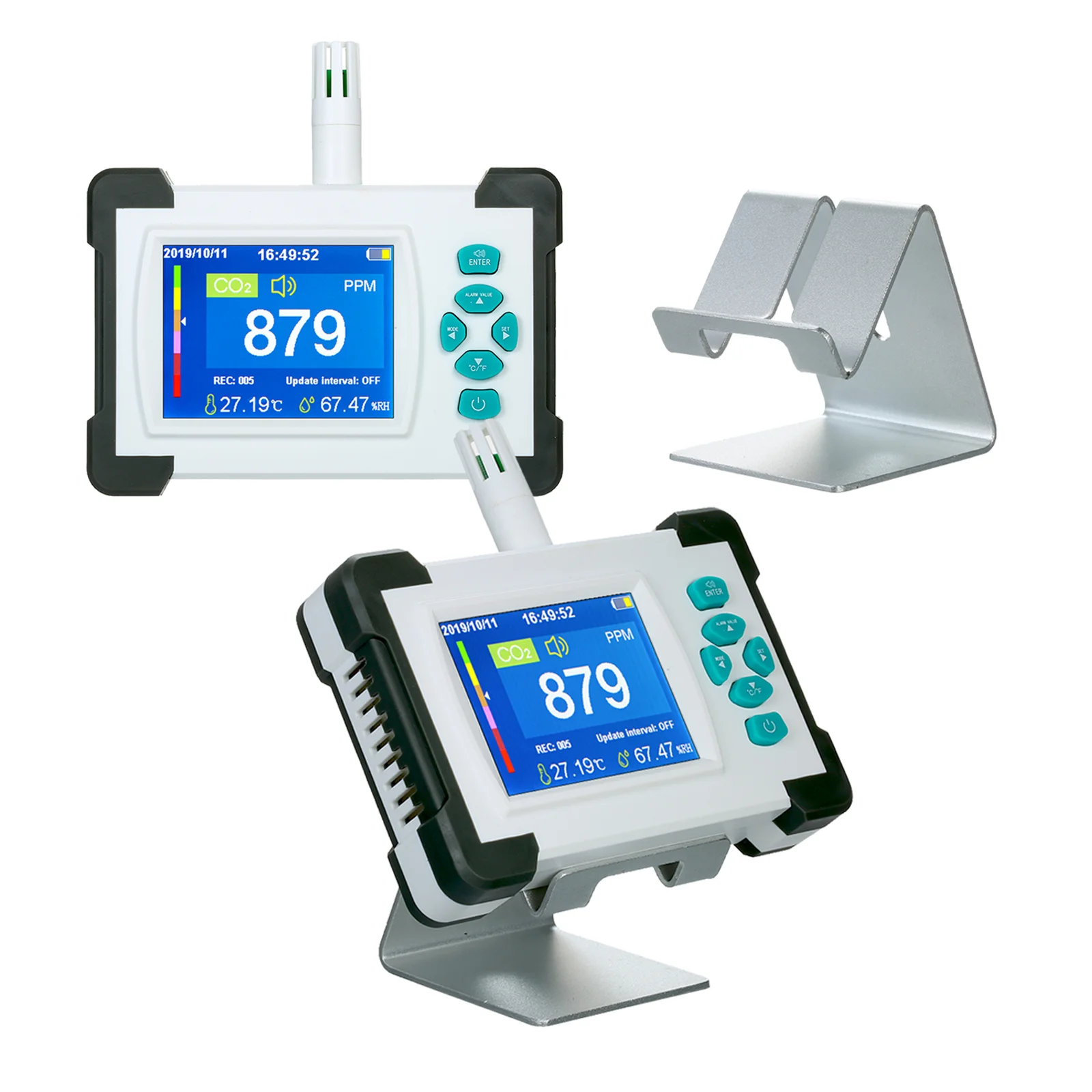 High Accuracy Indoor CO2 meter RH Temp Meter with Data Logger and Data Analysis IAQ Co2 monitor Gas Concentration Air Tester