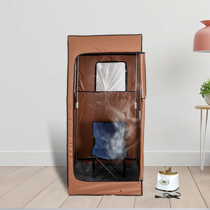 One Person Steam Sauna Room Weight Loss Detox Relieve Stress Detox Therapy Portable Sauna Box Machine Sauna Rooms
